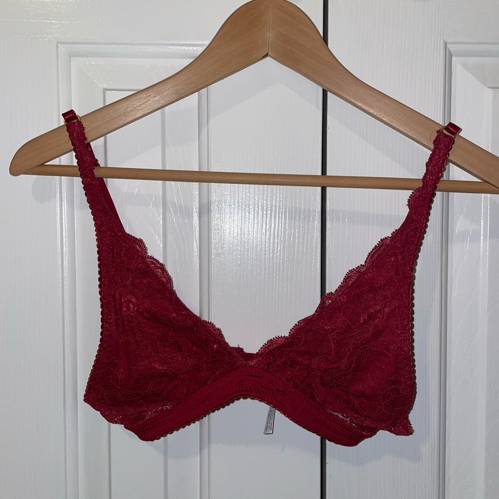 Sexy red bralette